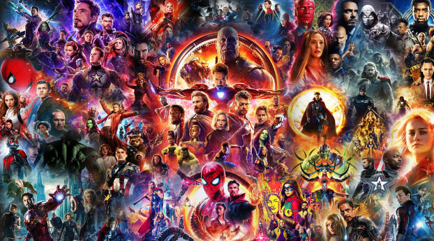 Marvel Studios HD All Posters Wallpaper 1125x2436 Resolution
