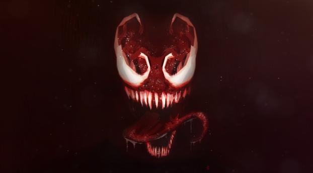 Marvel Venom Comic Artwork Wallpaper