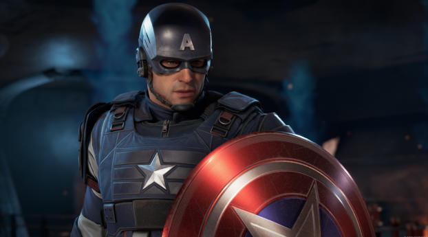Marvels Avengers Captain America Wallpaper 1080x2246 Resolution