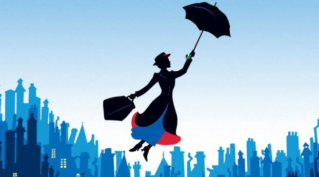 Mary Poppins Broadway Poster Wallpaper 320x480 Resolution