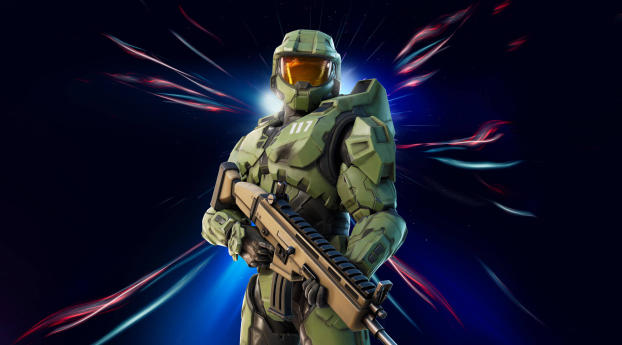 Master Chief Halo x HD Fortnite Wallpaper 1080x2246 Resolution