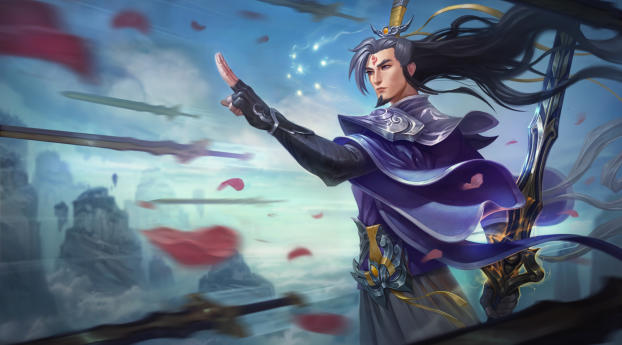 Master Yi League Of Legends Wallpaper 2560x1024 Resolution