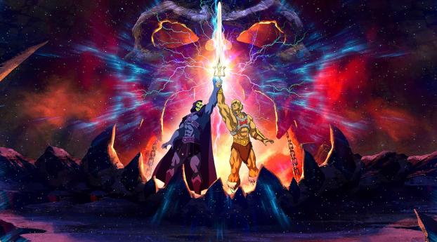 Masters Of The Universe Revelation Netflix Wallpaper 3440x1441 Resolution