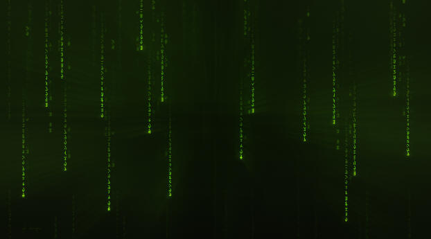 Matrix Code Minimal Wallpaper