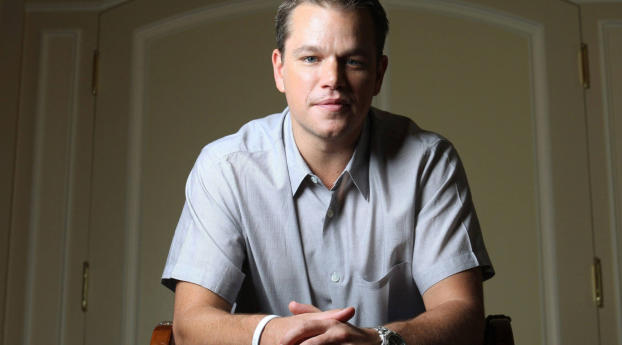 Matt Damon HD Photos  Wallpaper 1600x900 Resolution
