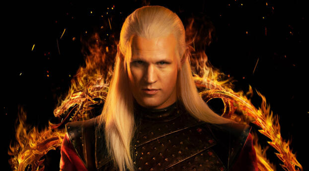 Matt Smith as Daemon Targaryen HD House Of The Dragon Wallpaper 1600x2560 Resolution