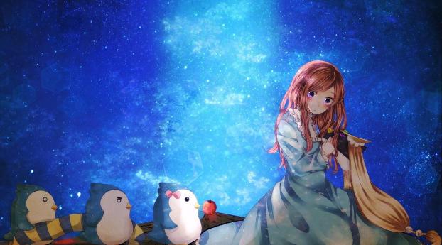 mawaru penguindrum, anime, girl Wallpaper 3840x2160 Resolution