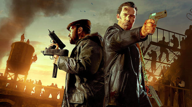 Max Payne Game Poster Wallpaper 480x800 Resolution