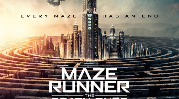 Maze Runner The Death Cure Movie Poster 2018 Wallpaper 1080x2248 Resolution
