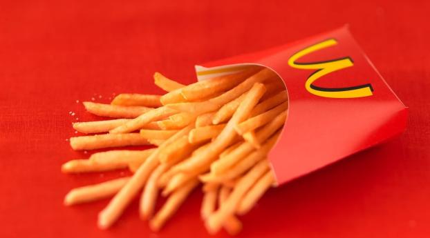 mcdonalds, french fries, food Wallpaper 1080x2248 Resolution