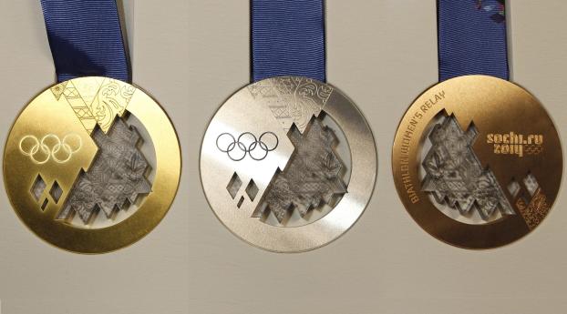 medal, medals, gold Wallpaper 1366x768 Resolution