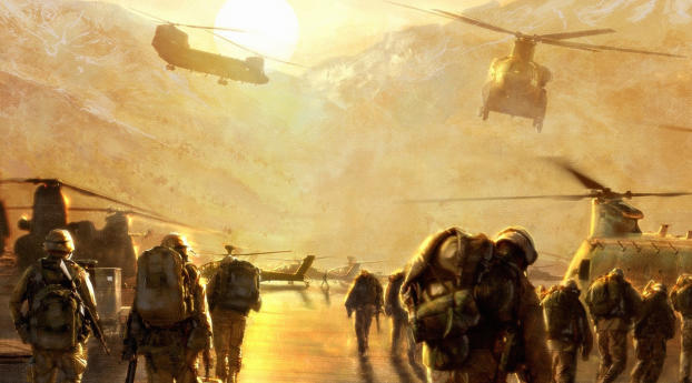 medal of honor, soldiers, military Wallpaper 2560x1080 Resolution