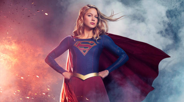 Melissa Benoist Supergirl 2020 Wallpaper 1125x2436 Resolution