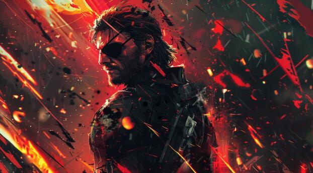 Metal Gear Cool Digital Wallpaper