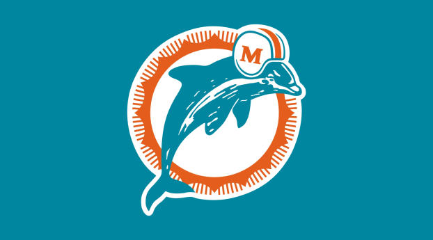 miami dolphins, logo, football club Wallpaper 1366x768 Resolution