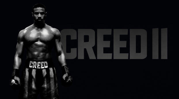 Michael B. Jordan Creed 2 Movie Poster Wallpaper 2048x1024 Resolution
