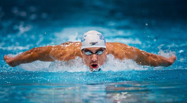 michael phelps, swimmer, olympian Wallpaper 1280x1024 Resolution