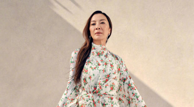 Michelle Yeoh HD Wallpaper 1080x1080 Resolution
