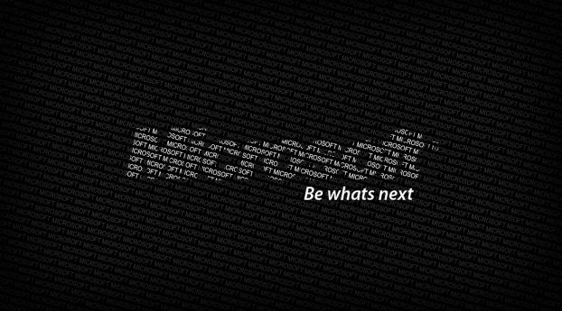 microsoft, logo, text Wallpaper
