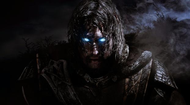middle-earth shadow of mordor, warrior, ghost Wallpaper 640x960 Resolution
