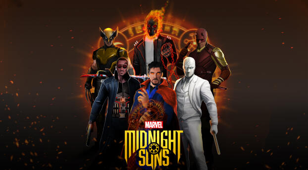 Midnight Suns Gaming Cool Art Wallpaper 8932x2932 Resolution