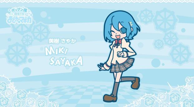 miki sayaka, anime,  wink Wallpaper 1848x2960 Resolution