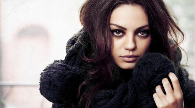 mila kunis, actress, make-up Wallpaper 1080x2460 Resolution