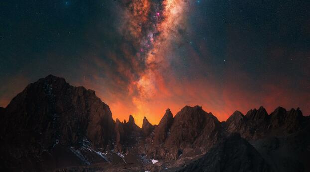 Milky Way HD Amazing Photography Wallpaper 1080x2400 Resolution