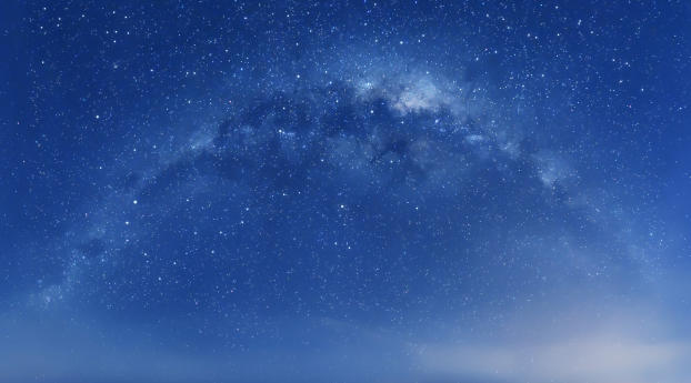 Milky Way Starry Sky Mac OS X Wallpaper