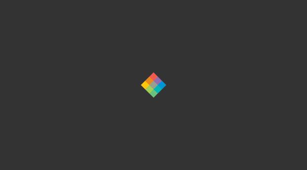 minimalist cube, bright, background Wallpaper