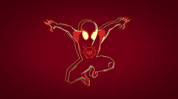 480x484 Minimalist Spiderman Into the Spider-Verse 4K Android One Wallpaper,  HD Minimalist 4K Wallpapers, Images, Photos and Background - Wallpapers Den