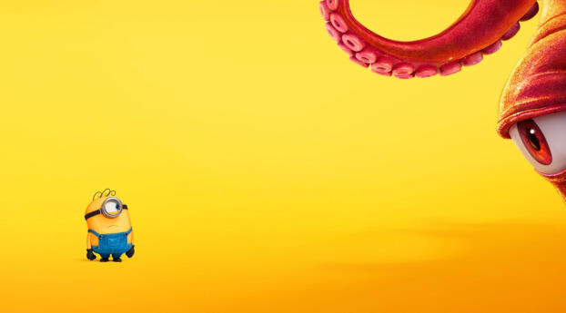 Minions and Monsters Movie 4K Wallpaper