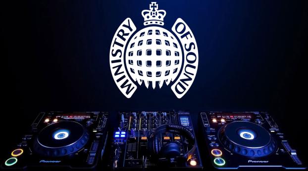 ministry of sound, console, headphones Wallpaper 480x320 Resolution