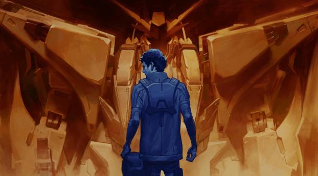 Mobile Suit Gundam Hathaway Netflix Wallpaper 5680x4320 Resolution