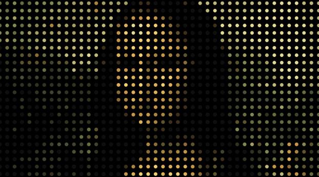 mona lisa, portrait, pixels Wallpaper 1242x2688 Resolution