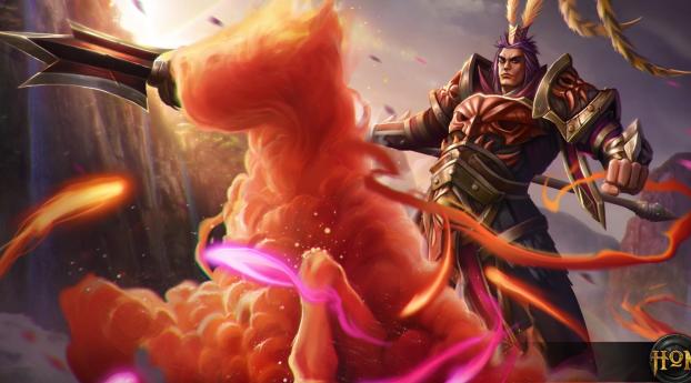 monkey king, heroes of newerth, lu bu Wallpaper 2560x1700 Resolution