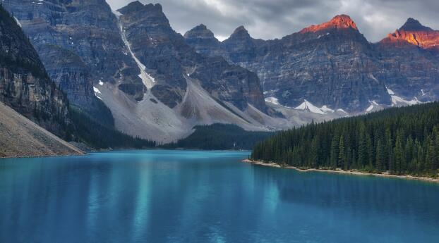 Moraine Lake HD Wallpaper 1080x2460 Resolution