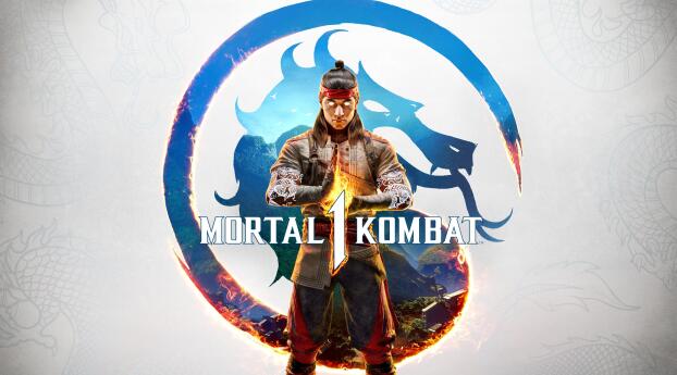 Mortal Kombat 1 Gaming Poster Wallpaper 1024x1024 Resolution