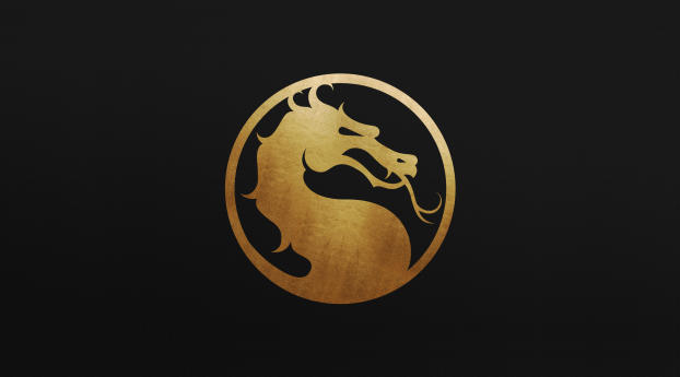 Mortal Kombat 11 Logo Wallpaper 1336x768 Resolution