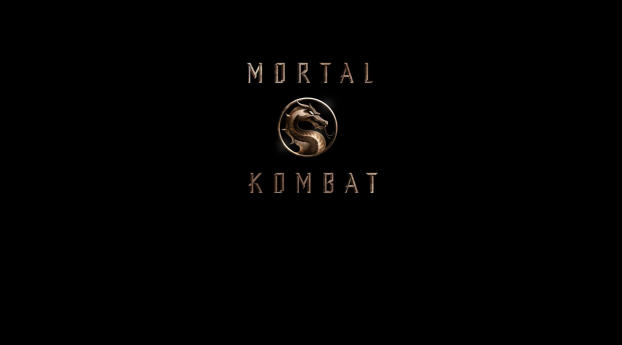 Mortal Kombat Movie Logo Wallpaper 1080x224 Resolution