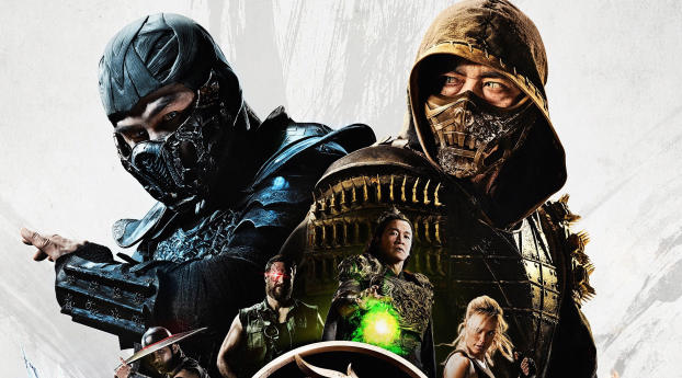 Mortal Kombat Movie Official Poster Wallpaper 1400x1050 Resolution