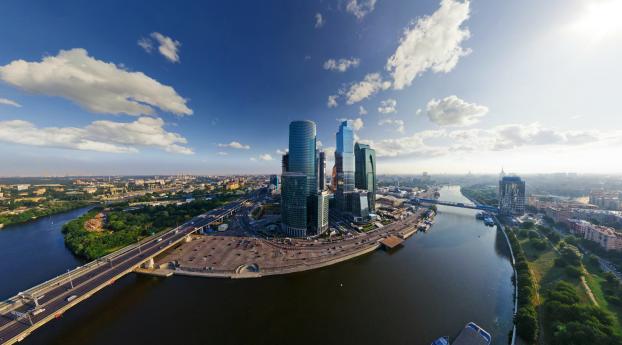 moscow city, moscow, buildings Wallpaper 1400x1050 Resolution