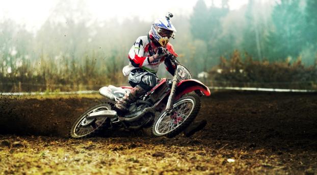 motocross, sand, race Wallpaper 1280x800 Resolution