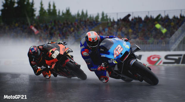 MotoGP 2021 Game Wallpaper 1080x1080 Resolution