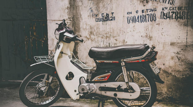motorcycle, bike, side view Wallpaper