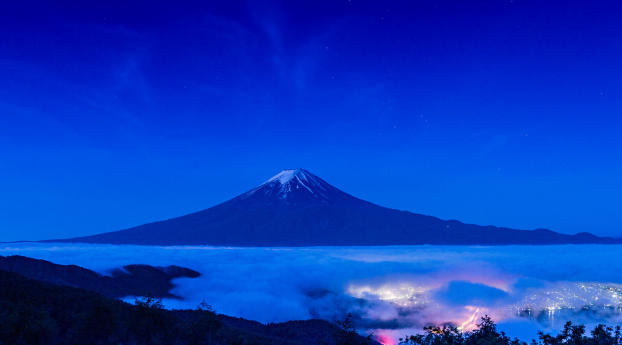 Mount Fuji Beautiful Shot Wallpaper 1080x1920 Resolution