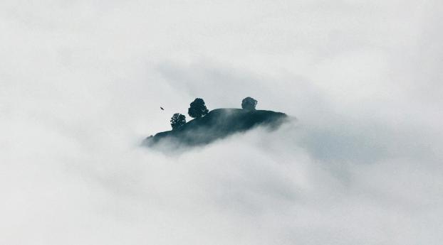 Mountain In The Clouds Wallpaper 1080x2246 Resolution