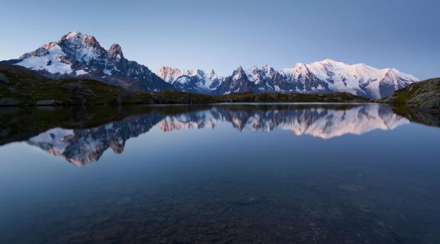 mountain, lake, evening Wallpaper 2560x1700 Resolution