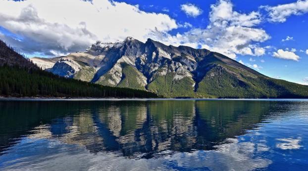 mountain, lake, reflection Wallpaper 360x640 Resolution