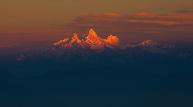 mountain range, himalayas, mountains Wallpaper